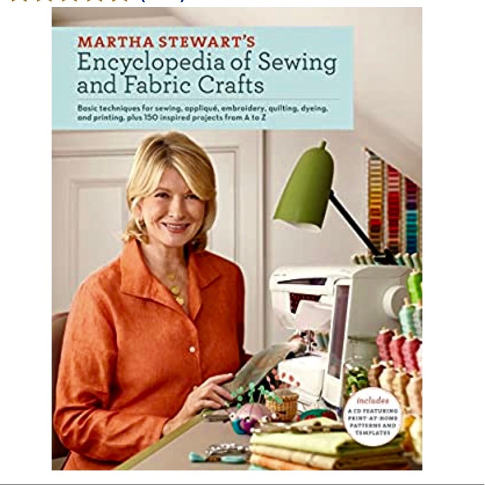 New Martha Stewart Encyclopedia Sewing & Fabric Crafts Hardcover Book